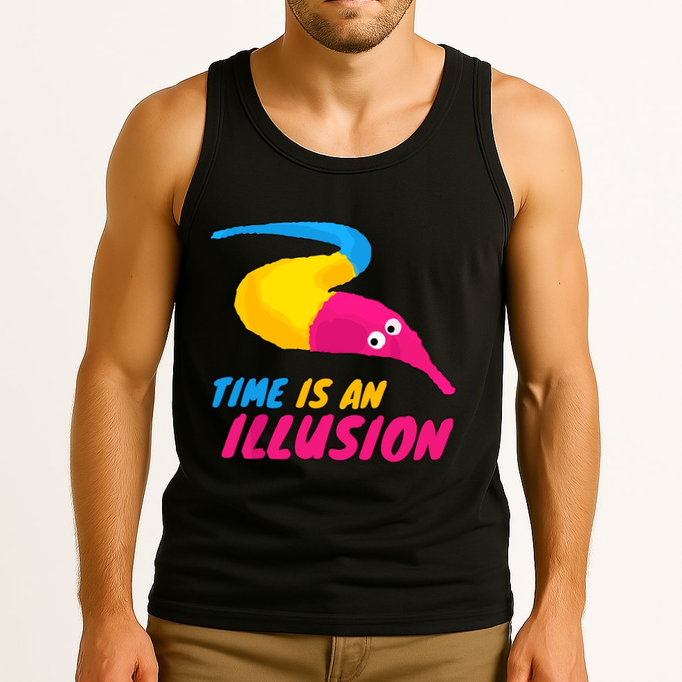 Time Is An Illusion Magic Worm Tank Top