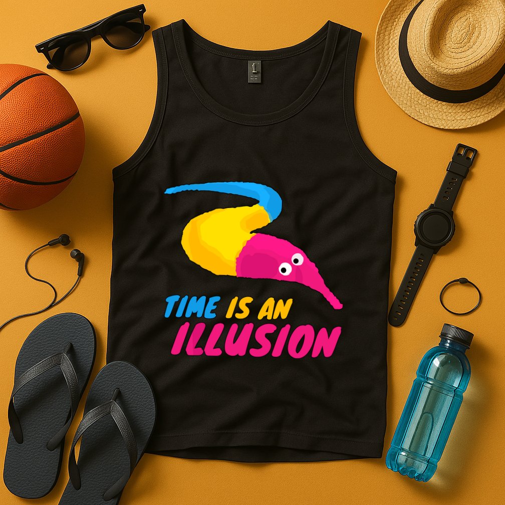 Time Is An Illusion Magic Worm Tank Top