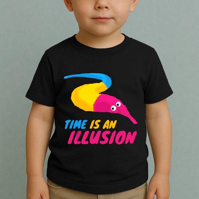 Time Is An Illusion Magic Worm Toddler T-Shirt