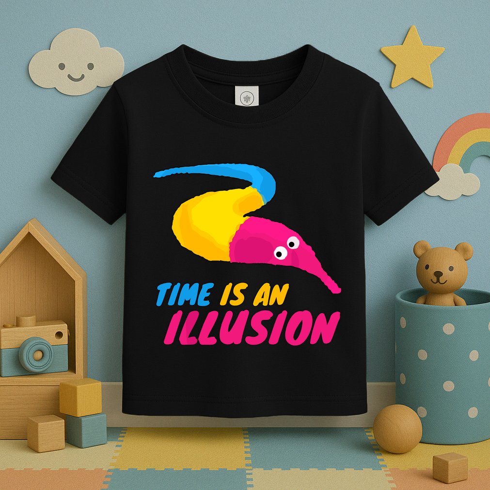 Time Is An Illusion Magic Worm Toddler T-Shirt