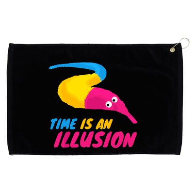 Time Is An Illusion Magic Worm Grommeted Golf Towel