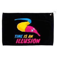 Time Is An Illusion Magic Worm Grommeted Golf Towel