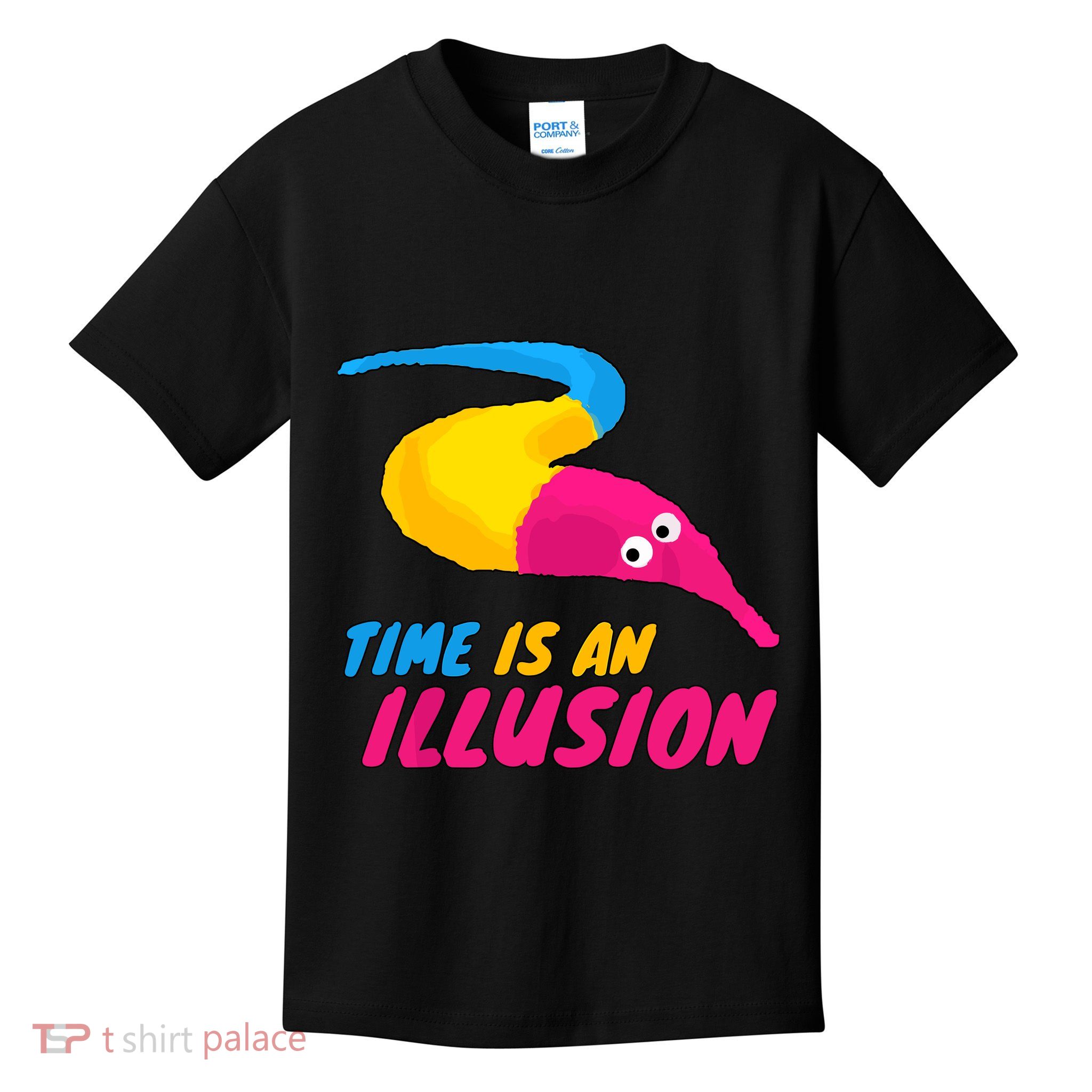 Time Is An Illusion Magic Worm Kids T-Shirt