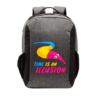 Time Is An Illusion Magic Worm Vector Backpack