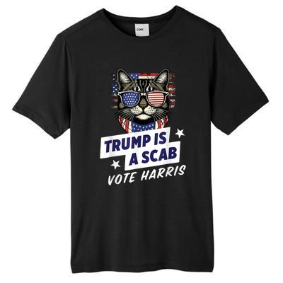 Trump Is A Scab Vote Harris 2024 Tall Fusion ChromaSoft Performance T-Shirt