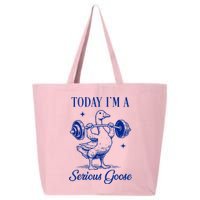 Today IM A Serious Goose Funny Lifting Weights Gym Fitness 25L Jumbo Tote