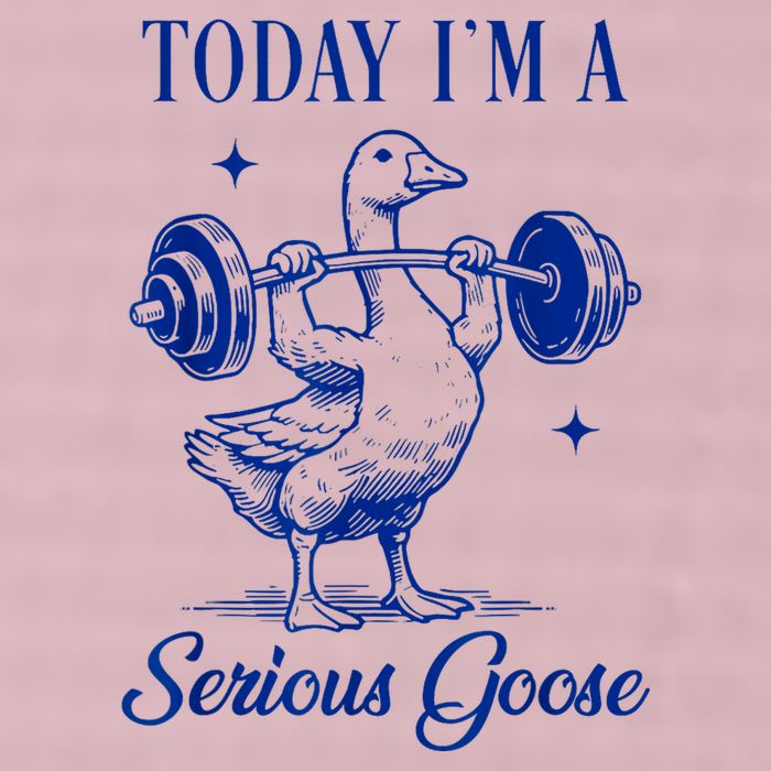 Today IM A Serious Goose Funny Lifting Weights Gym Fitness 25L Jumbo Tote