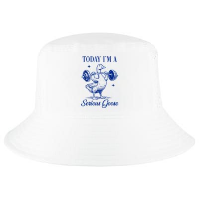 Today IM A Serious Goose Funny Lifting Weights Gym Fitness Cool Comfort Performance Bucket Hat