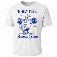 Today IM A Serious Goose Funny Lifting Weights Gym Fitness Cooling Performance Crew T-Shirt