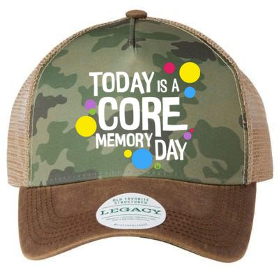 Today Is A Core Memory Day Gift And Funny Gift Legacy Tie Dye Trucker Hat