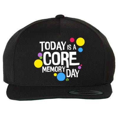 Today Is A Core Memory Day Gift And Funny Gift Wool Snapback Cap