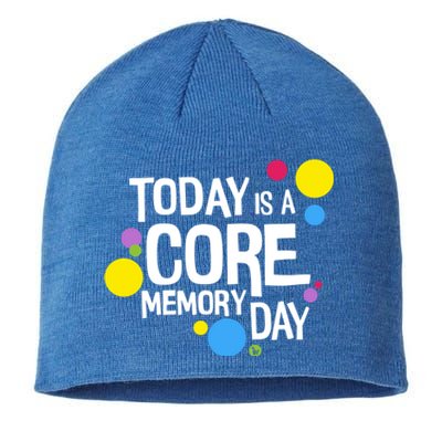 Today Is A Core Memory Day Gift And Funny Gift Sustainable Beanie