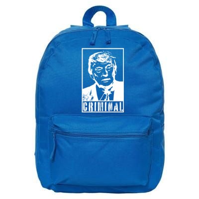 Trump Is A Criminal Anti Trump Impeach The President Gift 16 in Basic Backpack