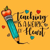 Teaching Is A Work Of Heart Cute Pencil Back To School Pom Pom 12in Knit Beanie