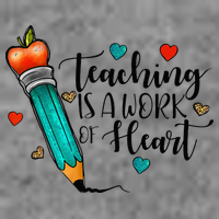 Teaching Is A Work Of Heart Cute Pencil Back To School Sustainable Beanie