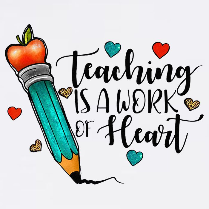 Teaching Is A Work Of Heart Cute Pencil Back To School Visor