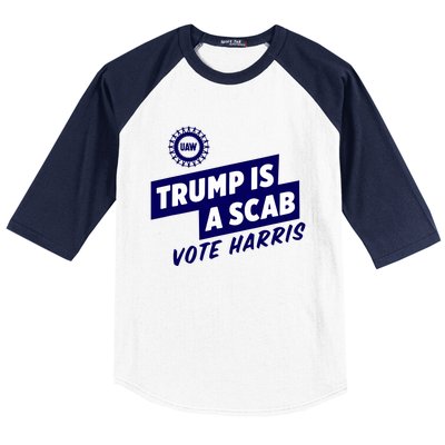 Trump Is A Scab Baseball Sleeve Shirt