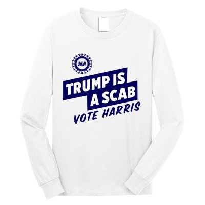 Trump Is A Scab Long Sleeve Shirt