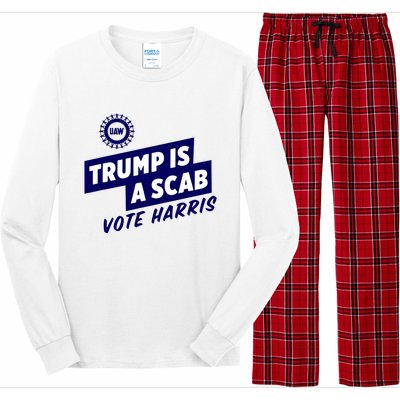 Trump Is A Scab Long Sleeve Pajama Set