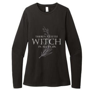 There Is A Little Witch In All Of Us Womens CVC Long Sleeve Shirt