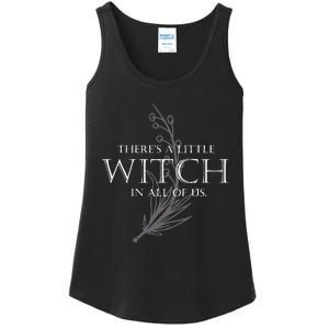 There Is A Little Witch In All Of Us Ladies Essential Tank