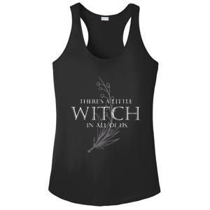 There Is A Little Witch In All Of Us Ladies PosiCharge Competitor Racerback Tank