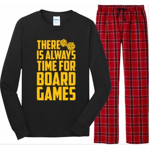 There Is Always Time For Board Games Cute Gift Long Sleeve Pajama Set