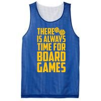 There Is Always Time For Board Games Cute Gift Mesh Reversible Basketball Jersey Tank