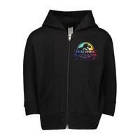 Teaching Is A Walk In Park Teacher Life Toddler Zip Fleece Hoodie