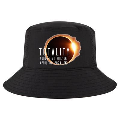 Twice in a Lifetime Totality Solar Eclipse 2017 & 2024 Cool Comfort Performance Bucket Hat
