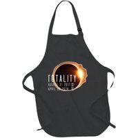 Twice in a Lifetime Totality Solar Eclipse 2017 & 2024 Full-Length Apron With Pockets