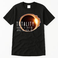 Twice in a Lifetime Totality Solar Eclipse 2017 & 2024 Tall T-Shirt