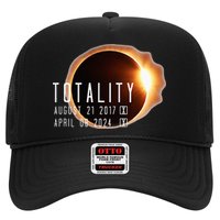 Twice in a Lifetime Totality Solar Eclipse 2017 & 2024 Trucker Hat