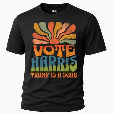 Trump Is A Scab Vote Kamala Harris 2024 Cooling Performance Crew T-Shirt