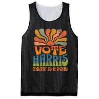 Trump Is A Scab Vote Kamala Harris 2024 Mesh Reversible Basketball Jersey Tank