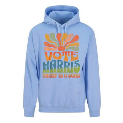 Trump Is A Scab Vote Kamala Harris 2024 Unisex Surf Hoodie