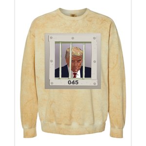 Trump In A Box Colorblast Crewneck Sweatshirt