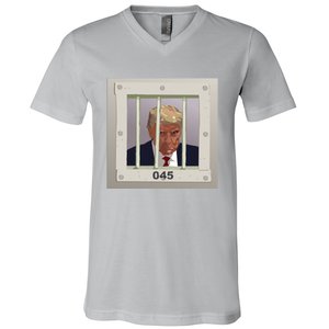 Trump In A Box V-Neck T-Shirt