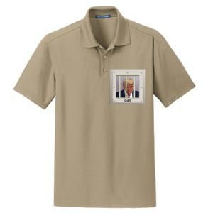 Trump In A Box Dry Zone Grid Polo