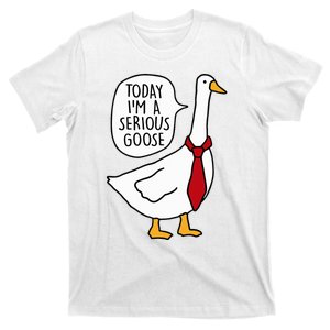 Today IM A Serious Goose Funny Silly Goose T-Shirt