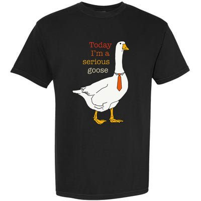 Today IM A Serious Goose Funny Silly Goose Garment-Dyed Heavyweight T-Shirt