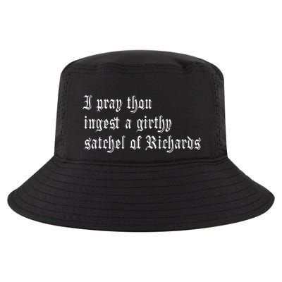 Thou Ingest A Satchel Of Richards Funny Medieval Meme Quote Cool Comfort Performance Bucket Hat