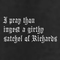 Thou Ingest A Satchel Of Richards Funny Medieval Meme Quote 25L Jumbo Tote