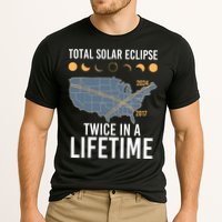 Twice In A Lifetime Solar Eclipse 2024 Total Eclipse Cooling Performance Crew T-Shirt