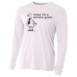 Today Im A Serious Goose Cooling Performance Long Sleeve Crew