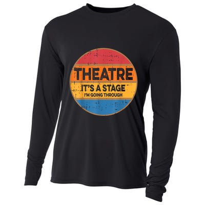 Theatre It’S A Stage I’M Going Through Vintage Cooling Performance Long Sleeve Crew