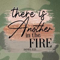 There Is Another In The Fire Daniel 3 25 Christian Jesus Legacy Tie Dye Trucker Hat