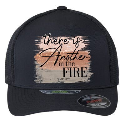 There Is Another In The Fire Daniel 3 25 Christian Jesus Flexfit Unipanel Trucker Cap