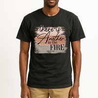 There Is Another In The Fire Daniel 3 25 Christian Jesus Tall T-Shirt