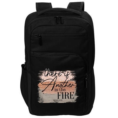 There Is Another In The Fire Daniel 3 25 Christian Jesus Impact Tech Backpack